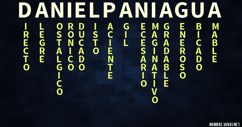 Acróstico daniel paniagua
