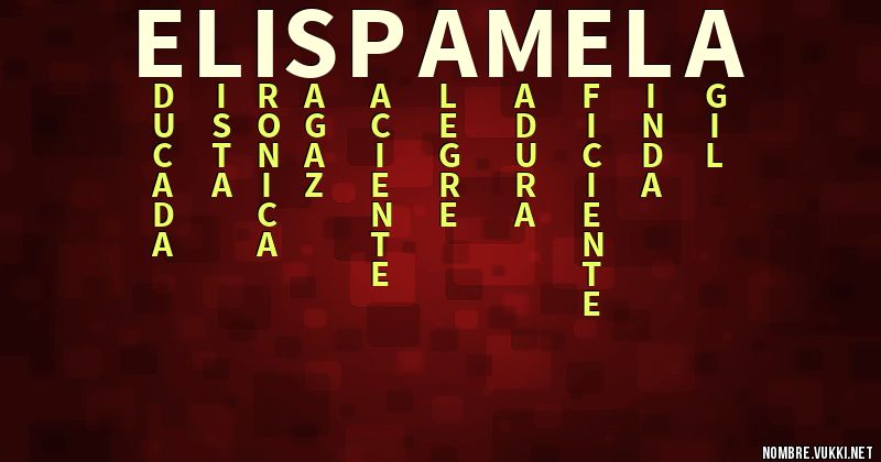 Acróstico elis pamela
