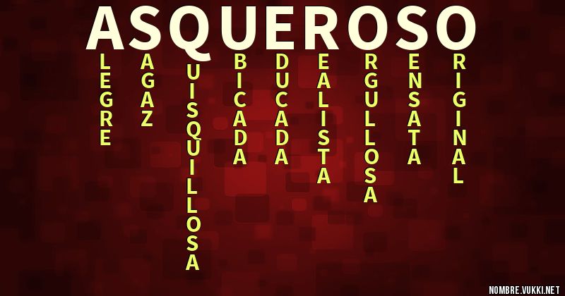 Acróstico asqueroso