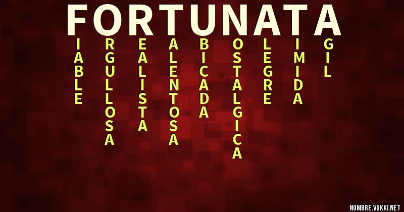 Acróstico fortunata