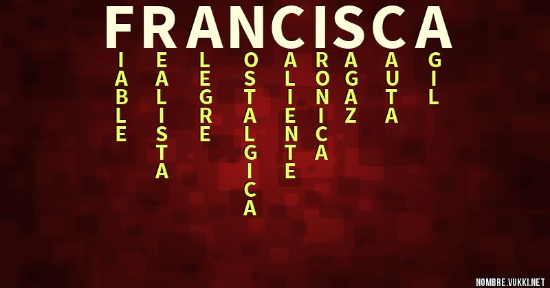 Acróstico francisca