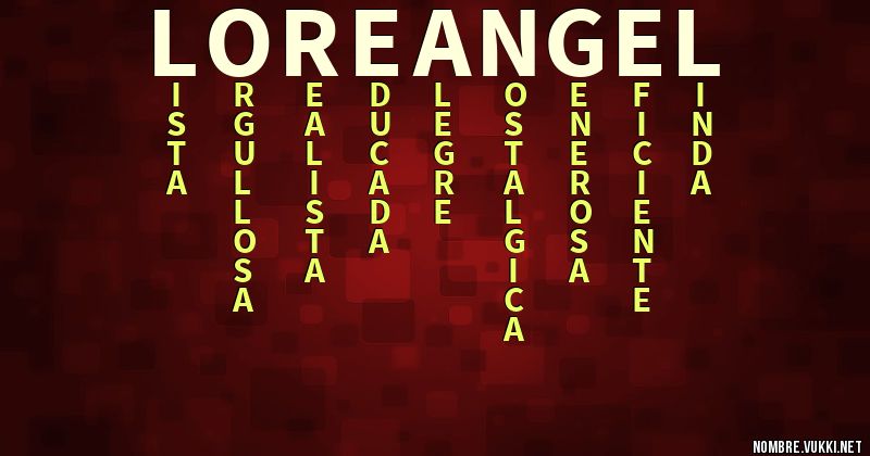 Acróstico loreangel