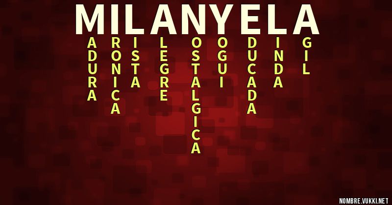 Acróstico milanyela