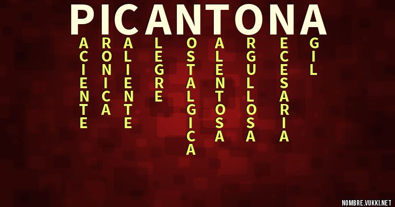 Acróstico picantona
