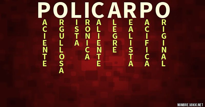 Acróstico policarpo