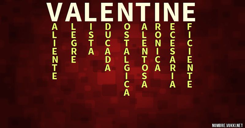 Acróstico valentine