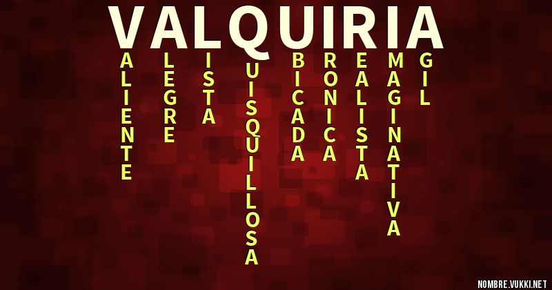 Acróstico valquiria