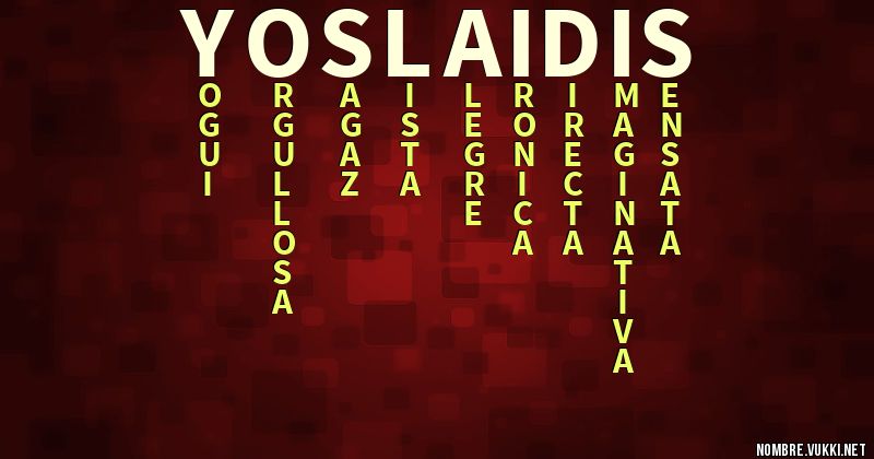 Acróstico yoslaidis