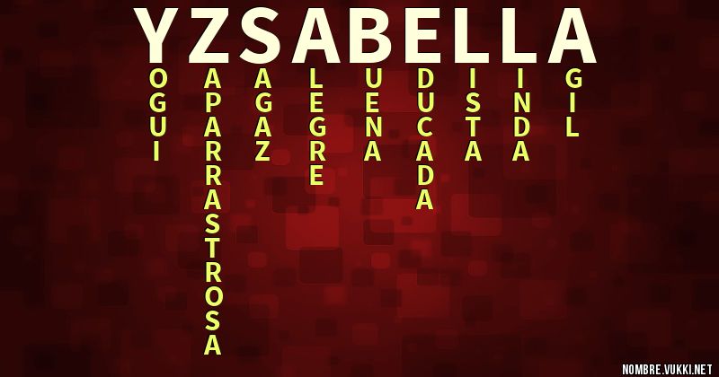 Acróstico yzsabella