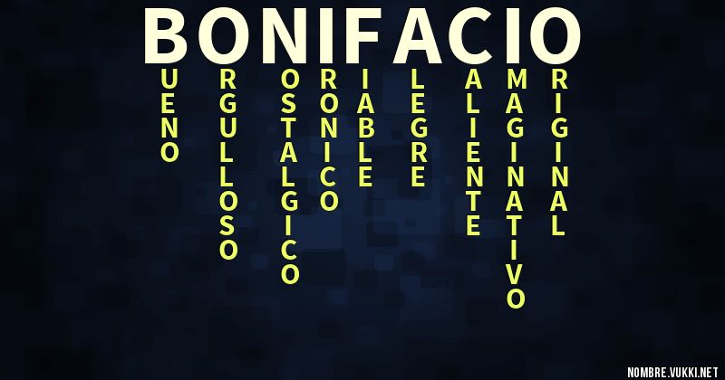 Acróstico bonifacio