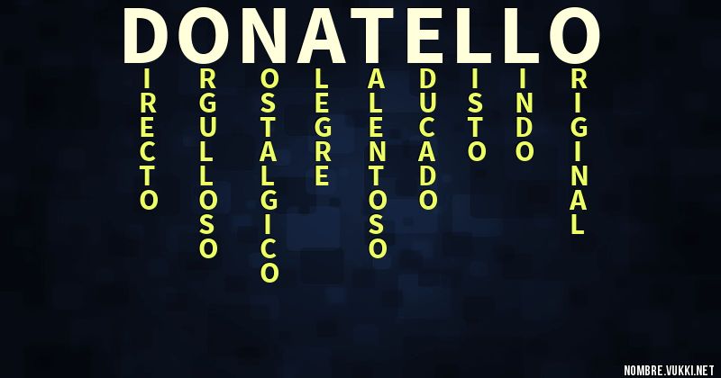 Acróstico donatello