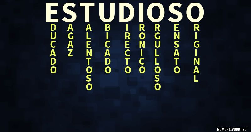 Acróstico estudioso