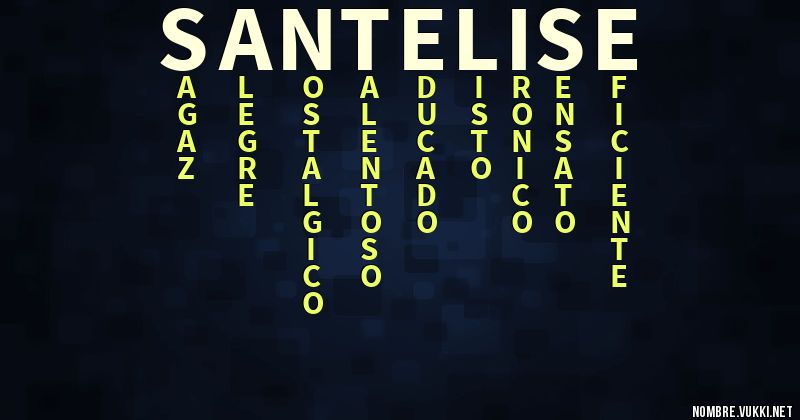 Acróstico santelise