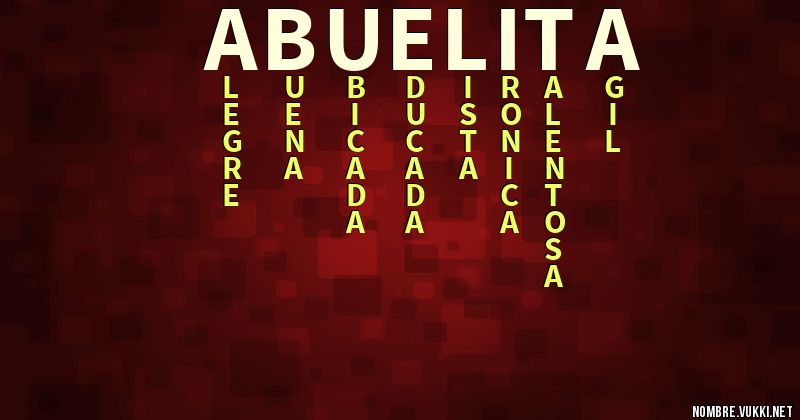 Acróstico abuelita