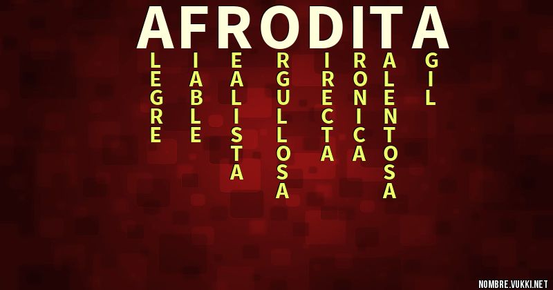 Acróstico afrodita