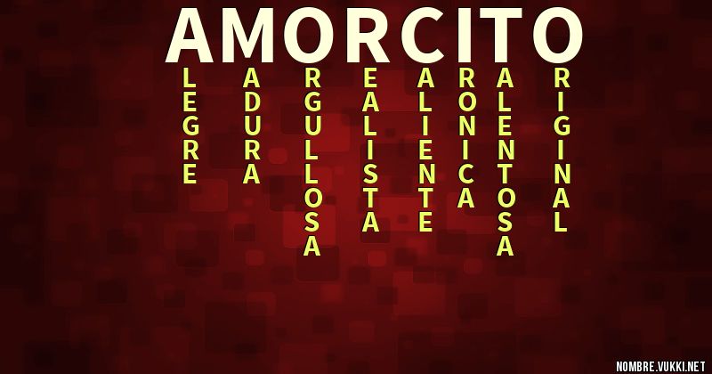 Acróstico amorcito