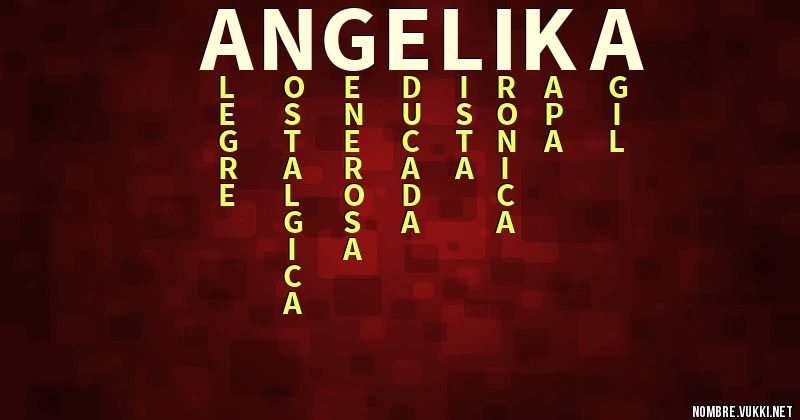 Acróstico angelika}