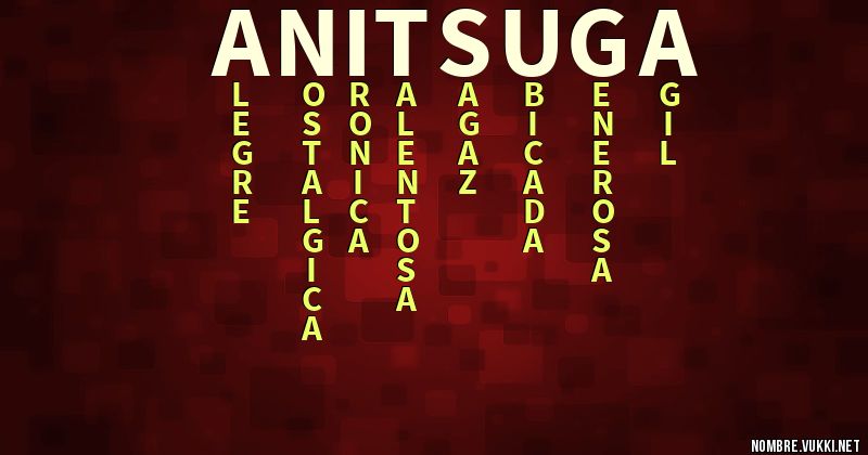 Acróstico anitsuga