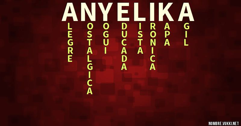 Acróstico anyelika