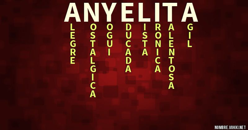 Acróstico anyelita