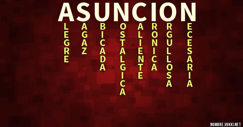 Acróstico asuncion