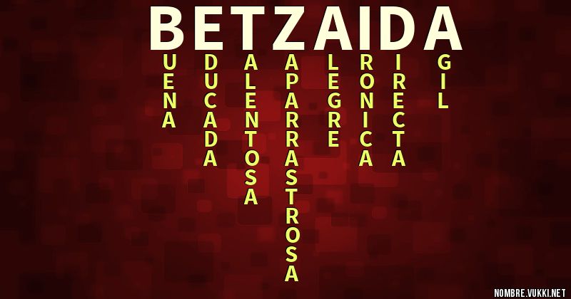 Acróstico betzaida