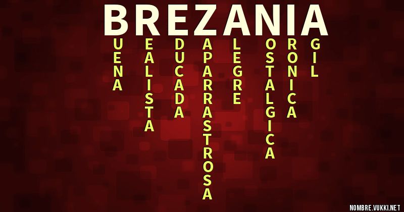 Acróstico brezania