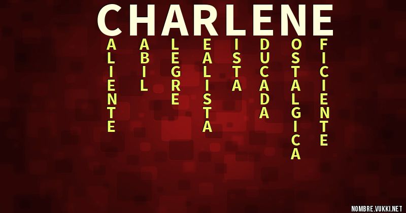 Acróstico charlene