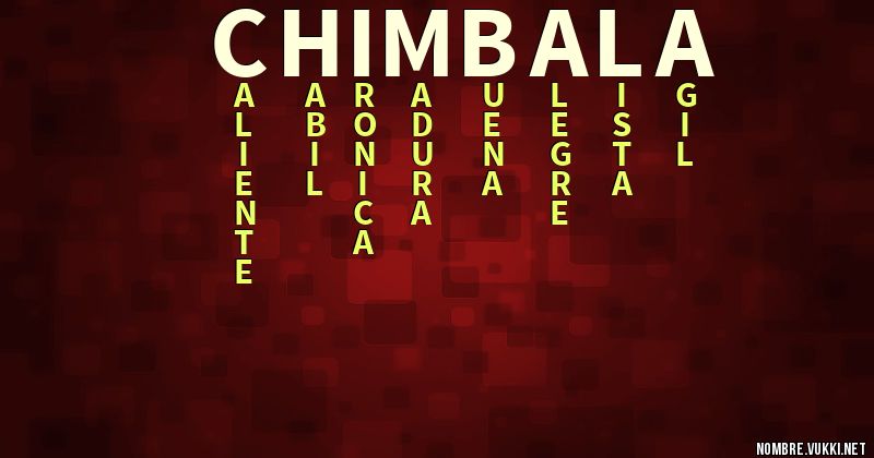 Acróstico chimbala