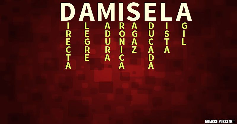 Acróstico damisela