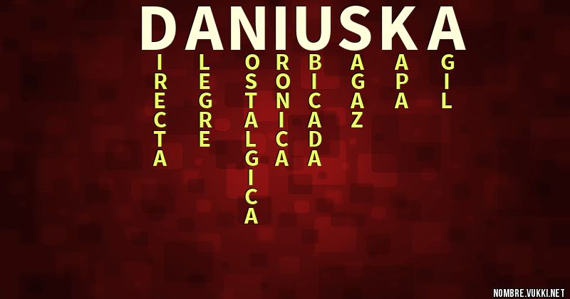 Acróstico daniuska