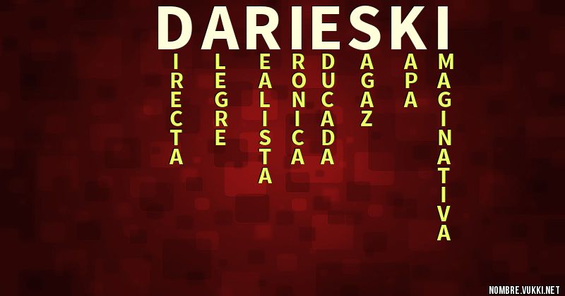 Acróstico darieski