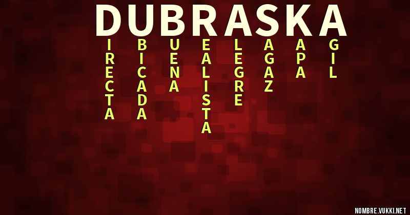 Acróstico dubraska
