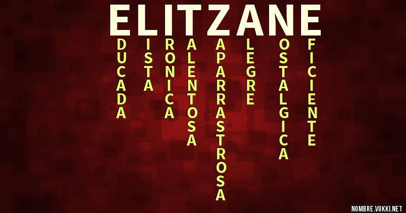 Acróstico elitzane