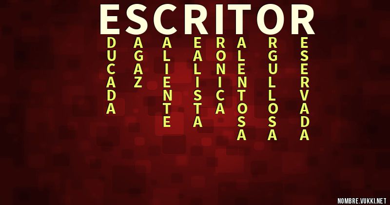 Acróstico escritor