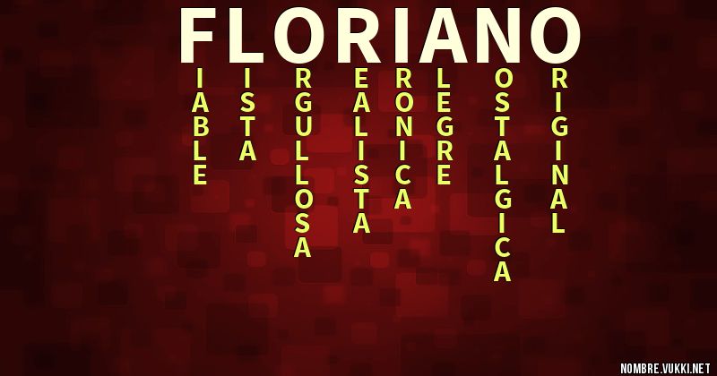 Acróstico floriano