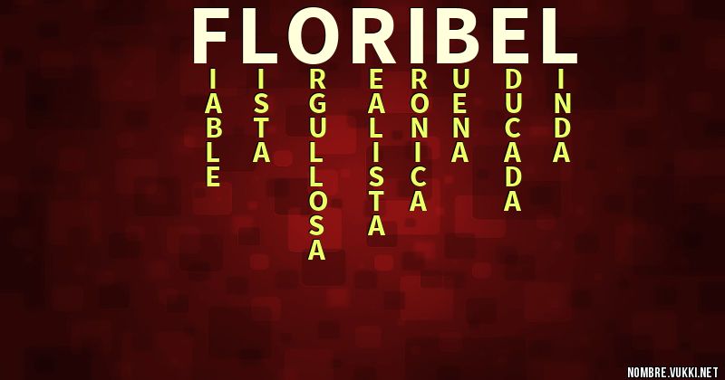 Acróstico floribel