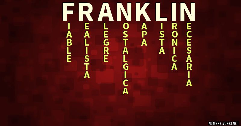 Acróstico franklin