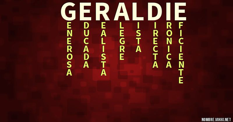 Acróstico geraldie