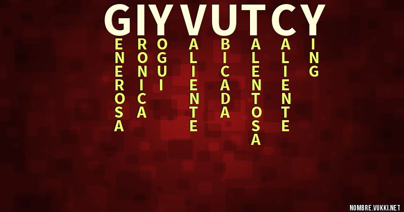Acróstico giyvutcy