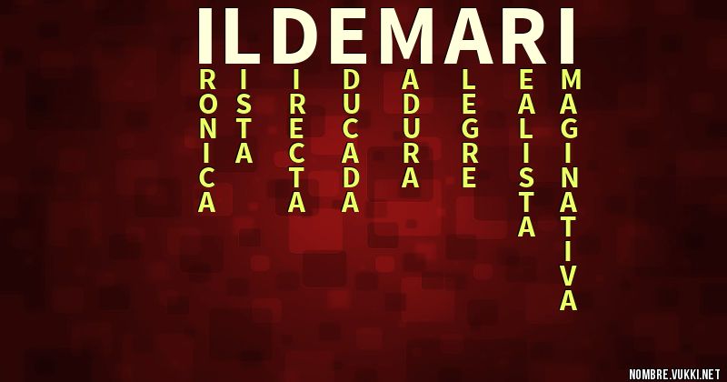 Acróstico ildemari