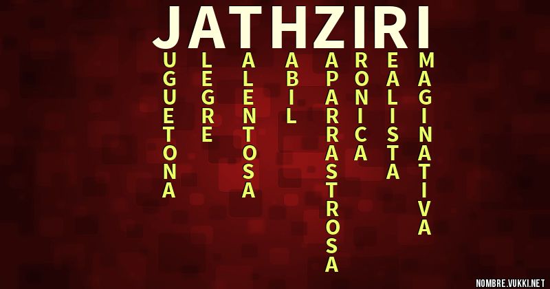 Acróstico jathziri