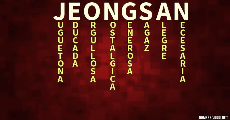 Acróstico jeongsan