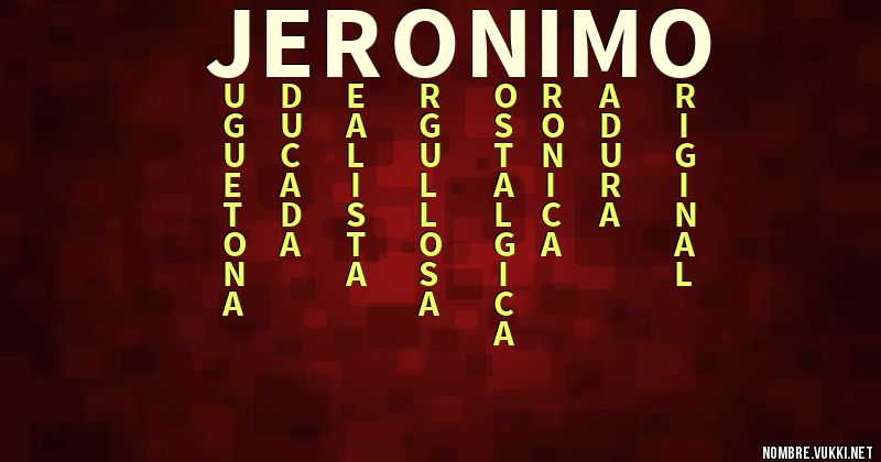 Acróstico jerónimo