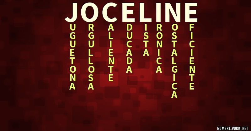 Acróstico joceline