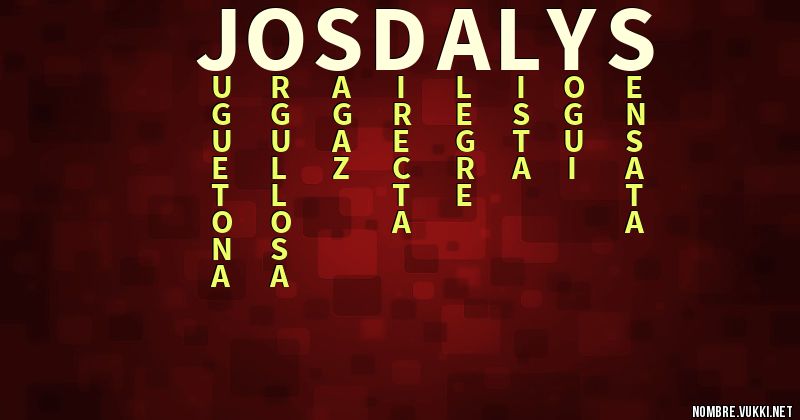 Acróstico josdalys