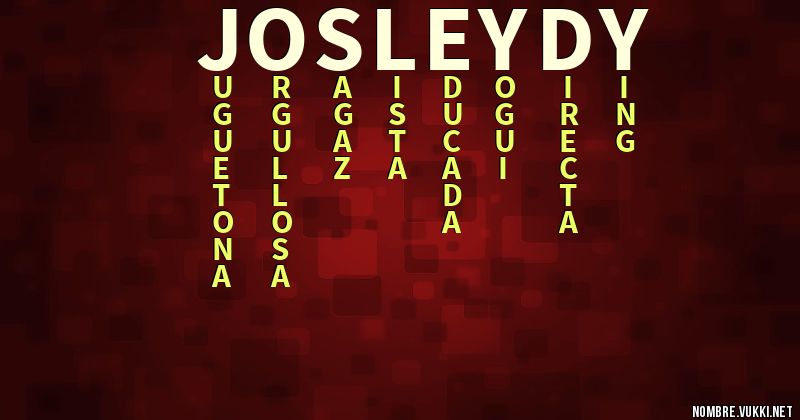 Acróstico josleydy