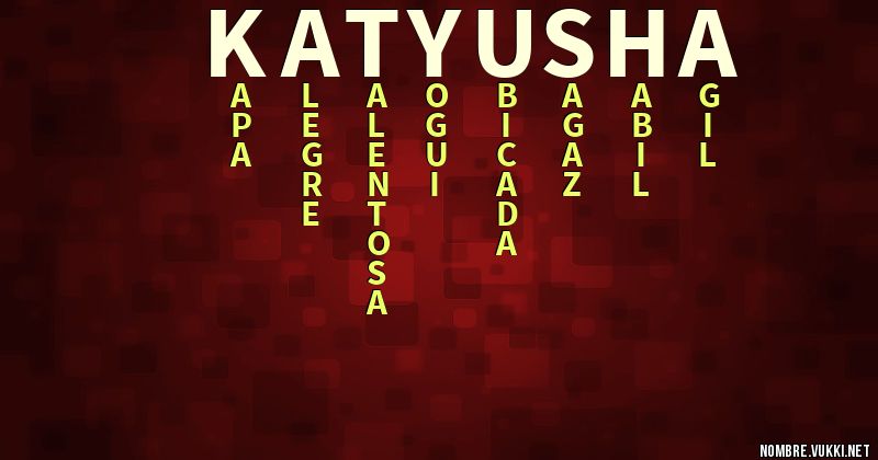 Acróstico katyusha