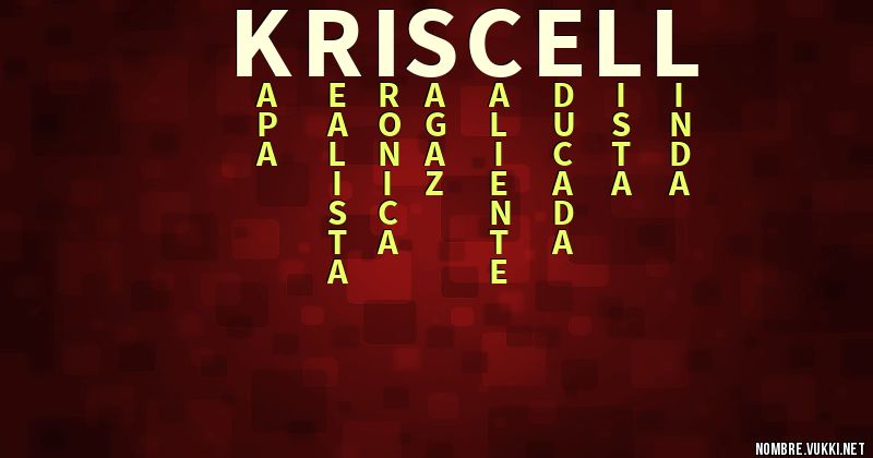 Acróstico kriscell