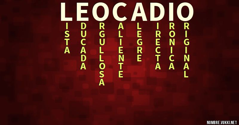 Acróstico leocadio